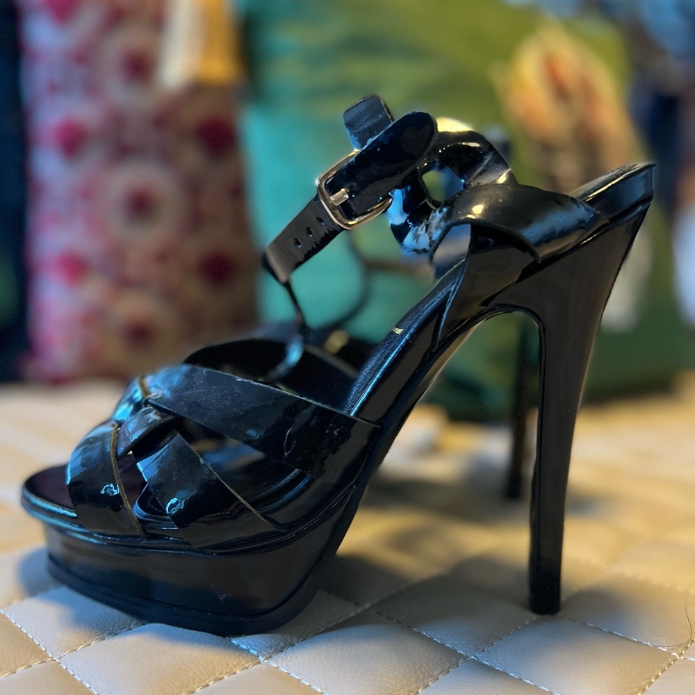 Yves Saint Laurent Tribute Platform Sandals